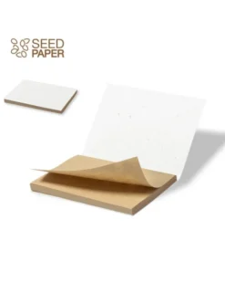 Bloc-Notes Zomek piantabile con semi di petunia, kraft, 10x7.5cm