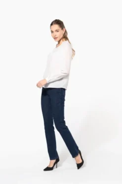 Blusa donna crêpe manica lunga