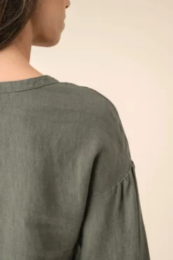 Blusa donna in lino