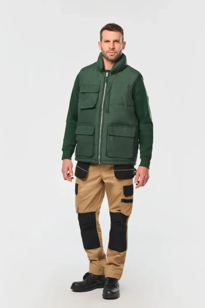 Bodywarmer trapuntato
