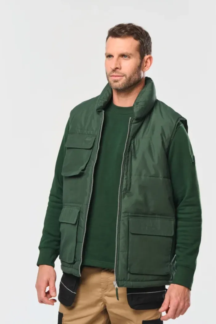 Bodywarmer trapuntato