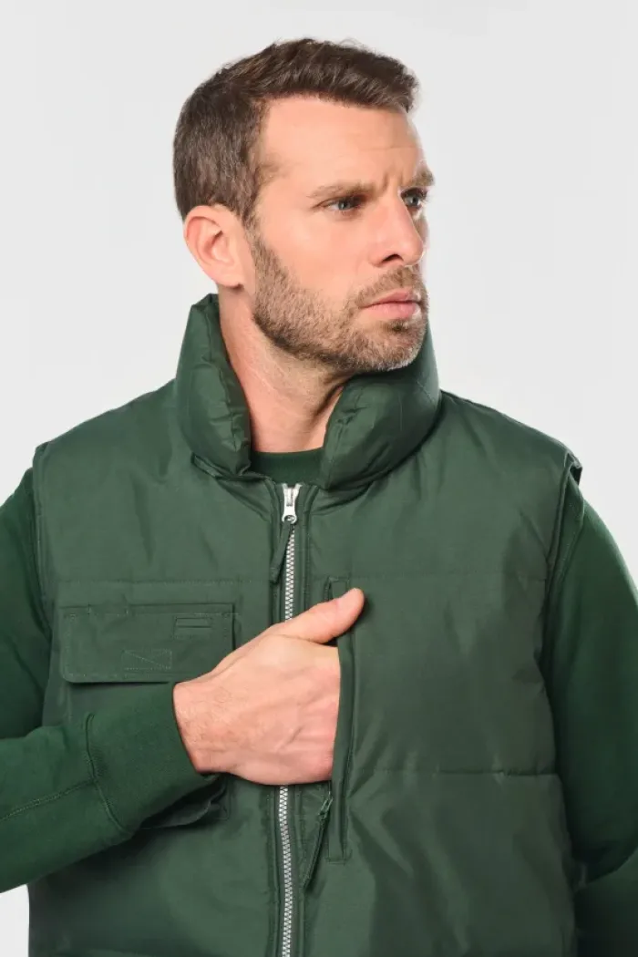 Bodywarmer trapuntato