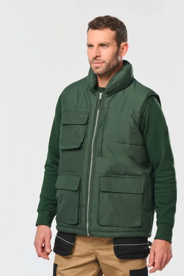 Bodywarmer trapuntato
