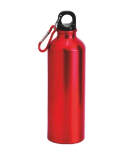 Borraccia in alluminio con moschettone 750ml