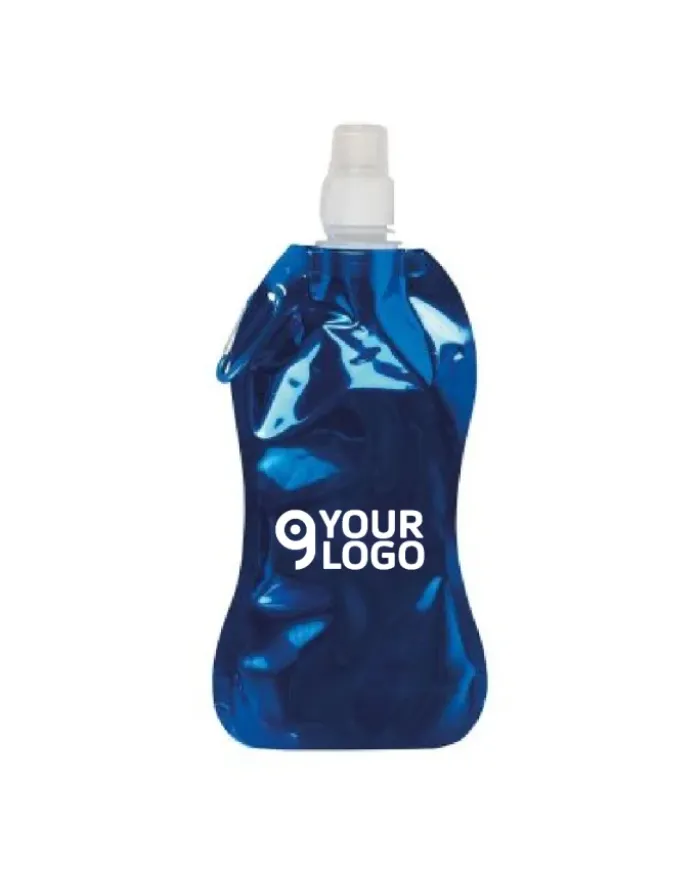 Borraccia pieghevole 480ml con moschettone Eco Bottle