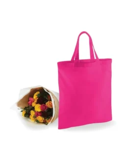 Borsa Bianca in Cotone Ecolife, Manici Corti Rinforzati