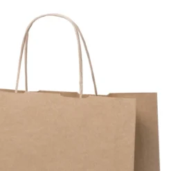 Borsa Cention shopper carta naturale 22x23x9 cm soffietto 7kg