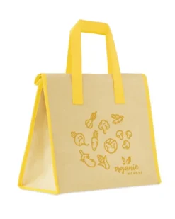 Borsa frigo Kraft Eco con interno alluminiocolore naturale