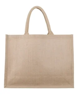 Borsa in juta con manici corti rinforzati Magilla