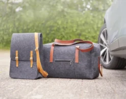 Borsa portadocumenti amelia | riciclato | feltro