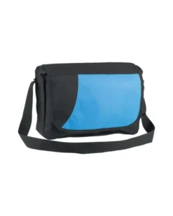 Borsa portadocumenti nylon bicolore con velcro e tracolla LINER