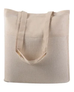 Borsa shopping Fruity rete cotone naturale 38x42cm manici lunghi