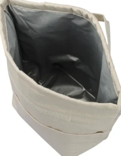 Borsa termica faith | cotone riciclato 220 g/m² | chiusura roll-top