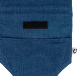 Borsa termica roll-top in denim riciclato mira