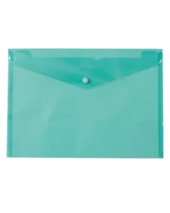 Busta portadocumenti in PVC con bottone 24x17cm