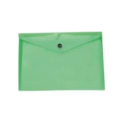 Busta portadocumenti PVC trasparente 24x17cm 5 colori Vierge