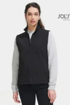 BW Women Softshell da donna, 2 tasche zip, poliestere elasticizza