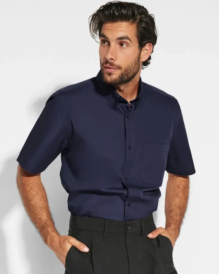 Camicia Aifos uomo manica corta