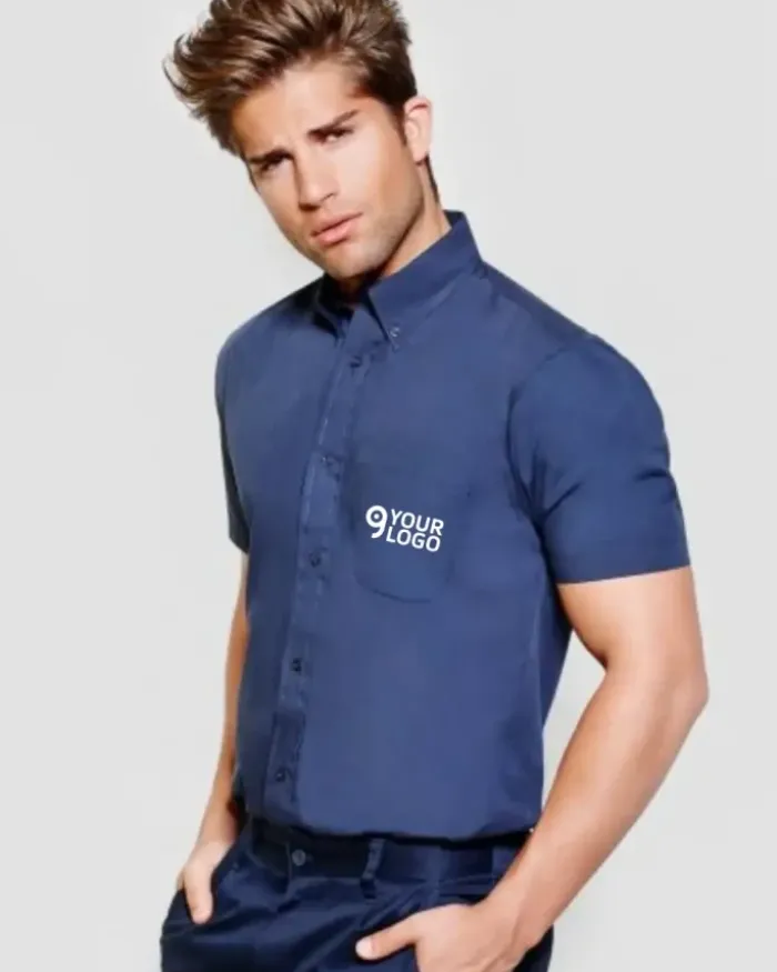 Camicia Aifos uomo manica corta