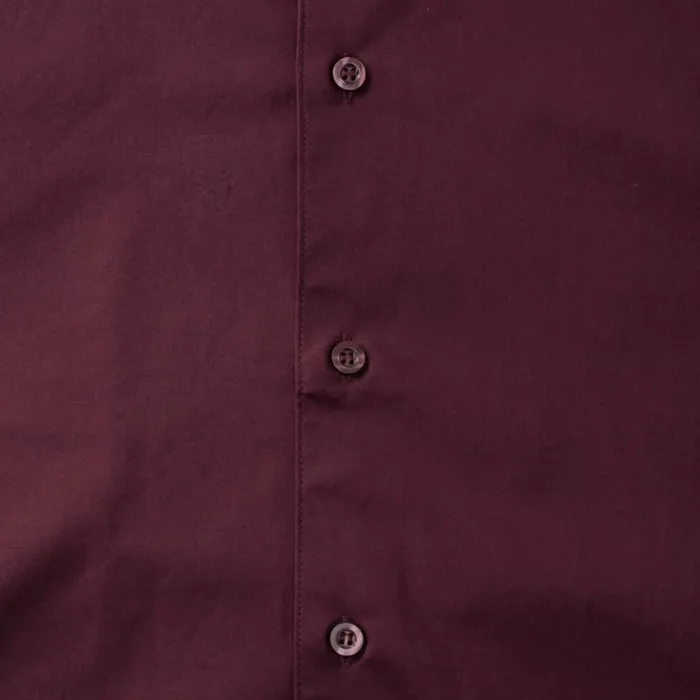 Camicia attillata uomo cotone stretch 140gmaniche corte