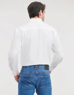 Camicia classica uomo cotone Popeline maniche lunghe