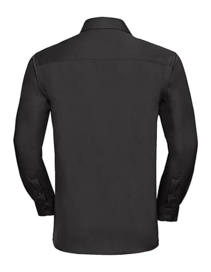 Camicia classica uomo cotone Popeline maniche lunghe