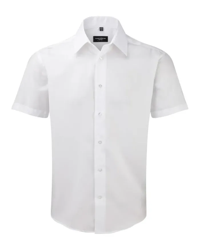 Camicia Classic Fit non stiro manica corta 120g
