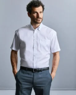 Camicia Classic Fit non stiro manica corta 120g