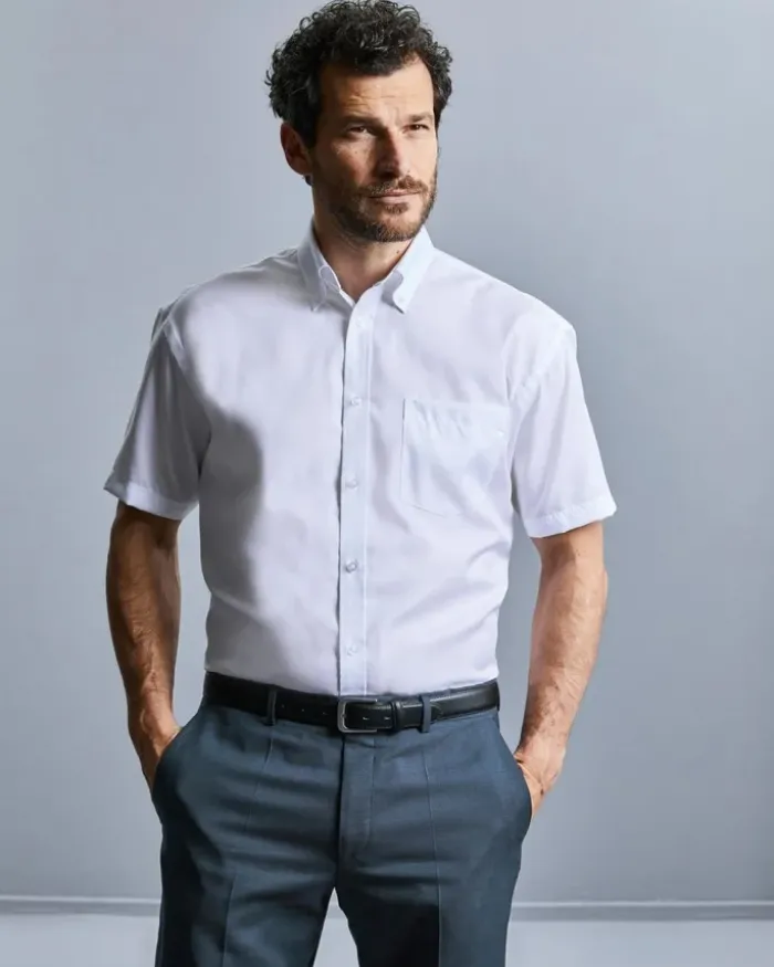 Camicia Classic Fit non stiro manica corta 120g