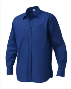 Camicia da lavoro King 100% cotone popeline, manica lunga