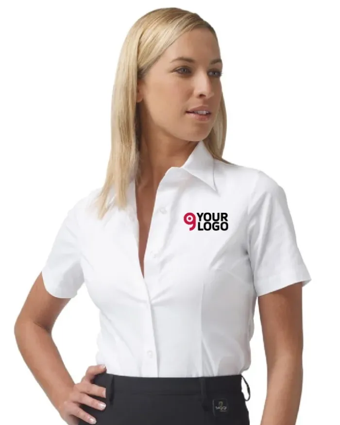 Camicia donna Barbara body fit cotone elasticizzato