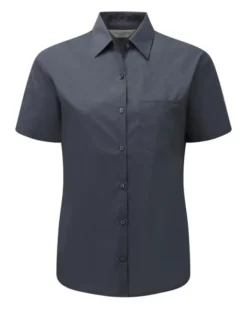 Camicia Donna Classic Fit Taschino Manica Corta