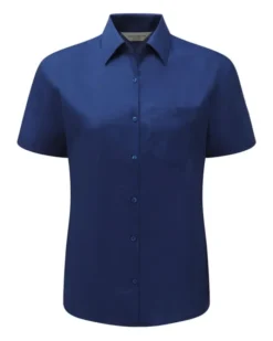 Camicia Donna Classic Fit Taschino Manica Corta
