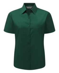 Camicia Donna Classic Fit Taschino Manica Corta