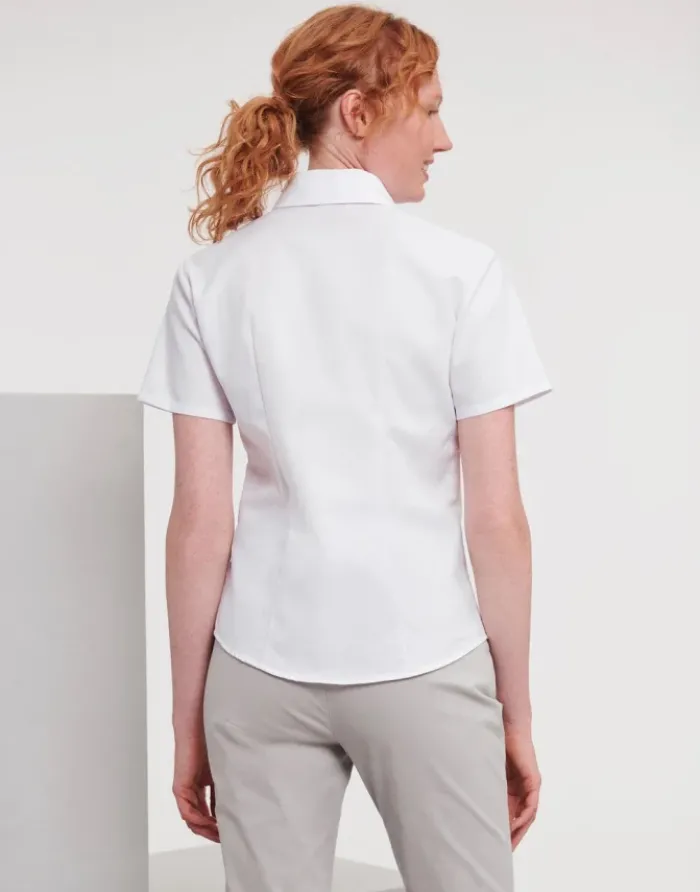 Camicia donna Oxford maniche corte