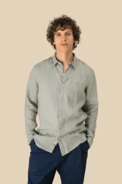 Camicia in lino uomo