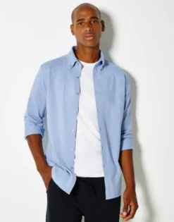 Camicia piqué Superwash 60º Tailored Fit
