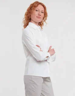 Camicia popeline cotone classic fit manica lunga