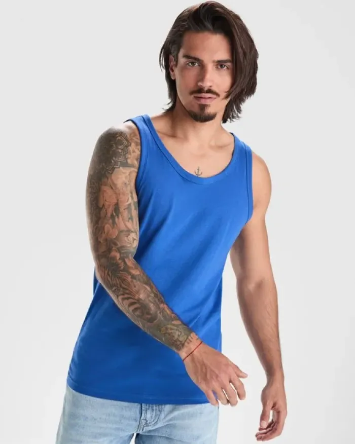 Canotta uomo100% cotone Regular, resistente e confortevole