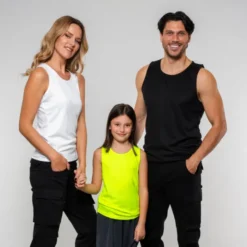 Canottiera sportiva uomo Rimini, 100% poliestere Ripstop slim