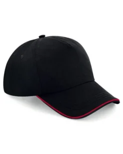 Cappellino Authentic 5 Pannelli Cotone Twill Visiera Bicolore
