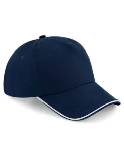 Cappellino Authentic 5 Pannelli Cotone Twill Visiera Bicolore