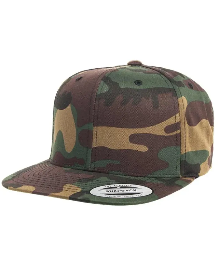 Cappellino Camo Classic Urban Snapback 6 Pannelli BW | 100g