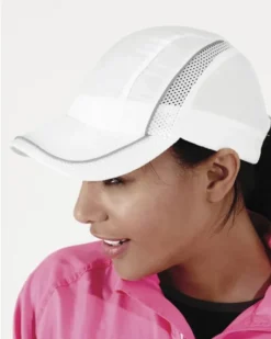 Cappellino Mesh Coolmax , leggero 50g, rifrangente, nero