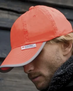 Cappellino riflettente 3M™ in nylon fluorescente 100g