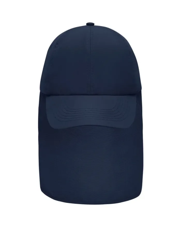 Cappellino UV 50+ SIXPANEL con protezione collo, robusto