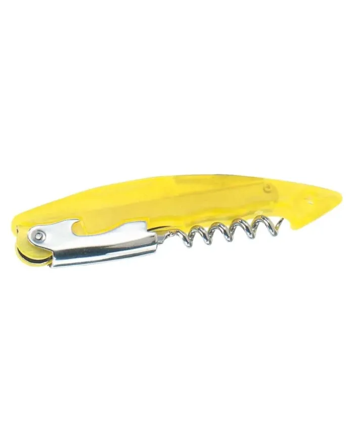 Cavatappi apribottiglie in metallo e plastica 13,8 cm resistente