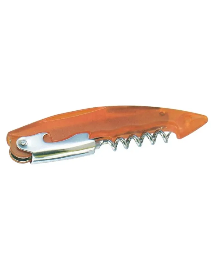 Cavatappi apribottiglie in metallo e plastica 13,8 cm resistente