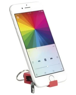 Cavetto 2 in 1 USB-Lightning con porta cellulare