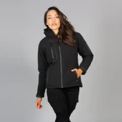Cervinia Lady: Giubbotto Softshell Donna Impermeabile Nero 3 Strati
